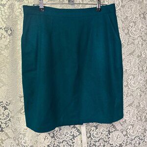 David Benjamin 100% Wool Skirt size 18 Vintage